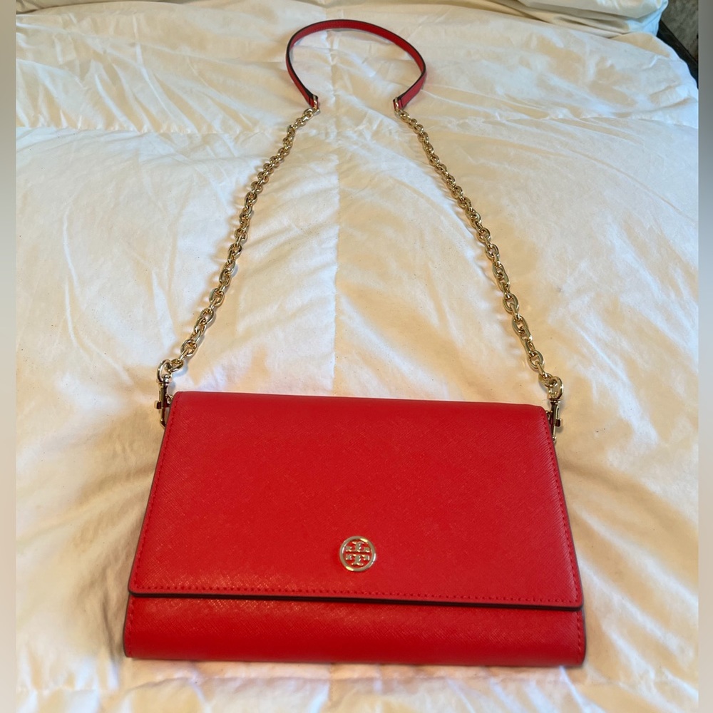 FIRE🔥 SALE TORY BURCH ROBINSON PURSE red